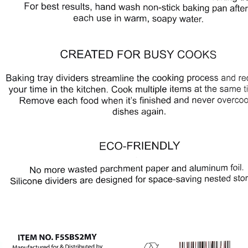 CWC Silicone Baking Trays & Non-Stick Baking Pan Set - 5 Piece